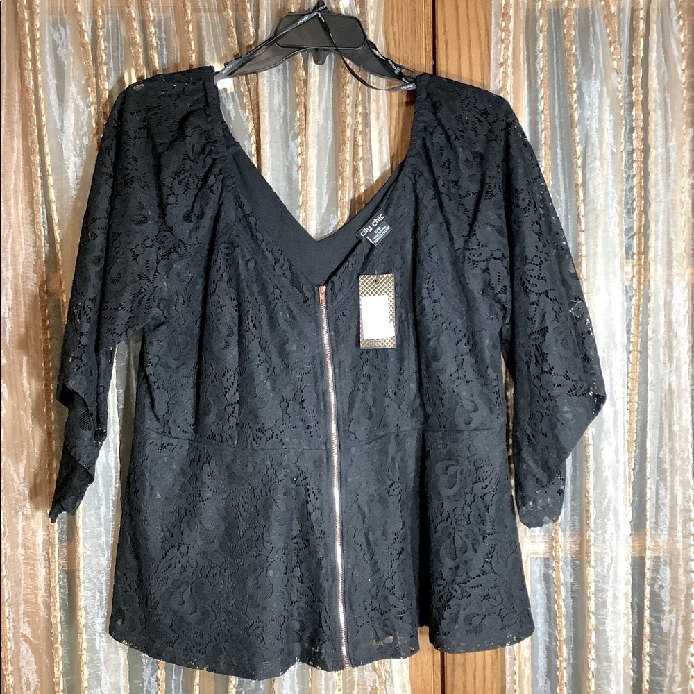BNWT City Chic Lace Top